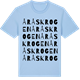 Blue Soul t-shirt med Åråskrogen ordlek t-shirt