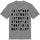 Mid Heather Gray t-shirt med Åråstorp ordlek t-shirt