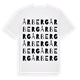 Årberg ordlek t-shirt