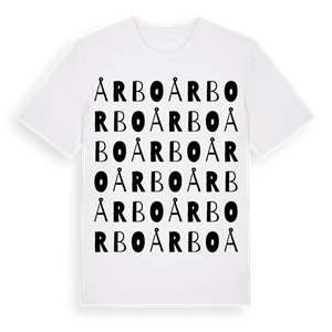 Årbo ordlek t-shirt – ekologisk bomull t-shirt från Pinshirt