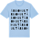 Blue Soul t-shirt med Årbohult ordlek t-shirt