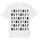 White t-shirt med Årby ordlek t-shirt