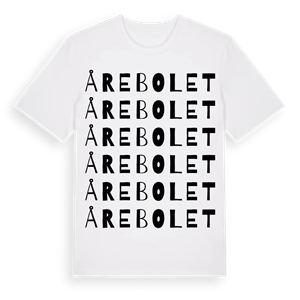 Årebolet ordlek t-shirt – ekologisk bomull t-shirt från Pinshirt