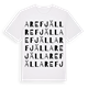 Arefjäll ordlek t-shirt