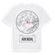 White t-shirt med Arendal t-shirt