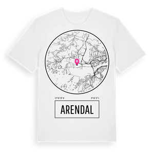 Arendal t-shirt – ekologisk bomull t-shirt från Pinshirt