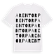 White t-shirt med Arentorp ordlek t-shirt