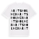 Aritsholmen ordlek t-shirt