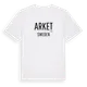 White t-shirt med Arket i Sverige t-shirt