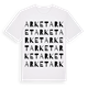 White t-shirt med Arket ordlek t-shirt