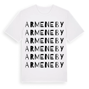 Armeneby ordlek t-shirt – ekologisk bomull t-shirt från Pinshirt