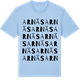 Blue Soul t-shirt med Arnäs ordlek t-shirt