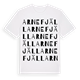 Arnefjäll ordlek t-shirt