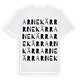 White t-shirt med Arnekärr ordlek t-shirt