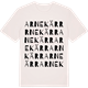 Vintage White t-shirt med Arnekärr ordlek t-shirt