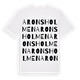 Aronsholmen ordlek t-shirt