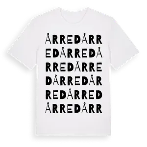 Årred ordlek t-shirt – ekologisk bomull t-shirt från Pinshirt