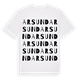 Arsund ordlek t-shirt