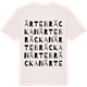 Vintage White t-shirt med Ärtebräckan ordlek t-shirt