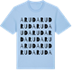 Blue Soul t-shirt med Arud ordlek t-shirt