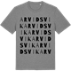 Mid Heather Gray t-shirt med Arvidsvik ordlek t-shirt
