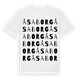 Åsaborg ordlek t-shirt