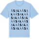 Blue Soul t-shirt med Åsaka ordlek t-shirt