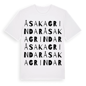 Åsaka grindar ordlek t-shirt – ekologisk bomull t-shirt från Pinshirt