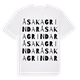 Åsaka grindar ordlek t-shirt
