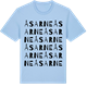 Blue Soul t-shirt med Åsarne ordlek t-shirt