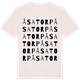 Vintage White t-shirt med Åsatorp ordlek t-shirt