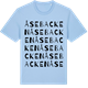 Blue Soul t-shirt med Åsebacken ordlek t-shirt