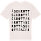 Vintage White t-shirt med Åsebrott ordlek t-shirt