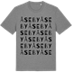 Mid Heather Gray t-shirt med Åseby ordlek t-shirt