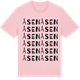Pink Cotton t-shirt med Åsen ordlek t-shirt