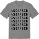 Mid Heather Gray t-shirt med Åsen ordlek t-shirt
