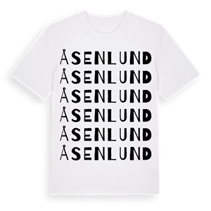 Åsenlund ordlek t-shirt – ekologisk bomull t-shirt från Pinshirt