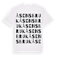 Åsensbruk ordlek t-shirt