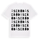 Åseröd ordlek t-shirt