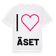 Jag älskar Äset t-shirt stort tryck