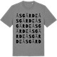 Mid Heather Gray t-shirt med Åsgärde ordlek t-shirt
