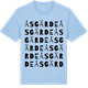 Blue Soul t-shirt med Åsgärde ordlek t-shirt
