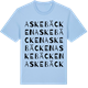 Blue Soul t-shirt med Askebäcken ordlek t-shirt