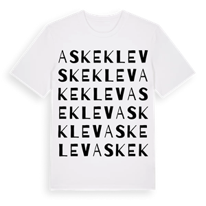 Askeklev ordlek t-shirt – ekologisk bomull t-shirt från Pinshirt