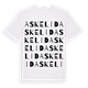 Askelid ordlek t-shirt