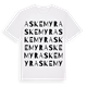 Askemyr ordlek t-shirt