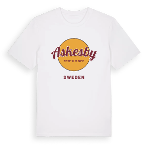 Askesby cirkel t-shirt – ekologisk bomull t-shirt från Pinshirt