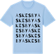Blue Soul t-shirt med Askesby ordlek t-shirt