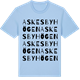 Blue Soul t-shirt med Askesby Högen ordlek t-shirt