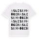 Askesby Högen ordlek t-shirt